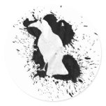 Ink Splat Bird stickers