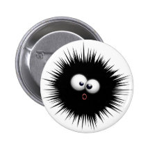 Ink Splat Cartoon Pinback Buttons