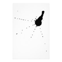Ink Stain Personalised Stationery