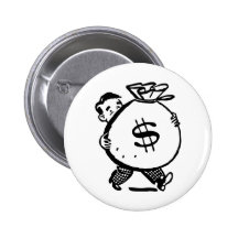 Inked Mr. Moneybags Pins