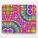 Inked Pink Abstract Mousepad