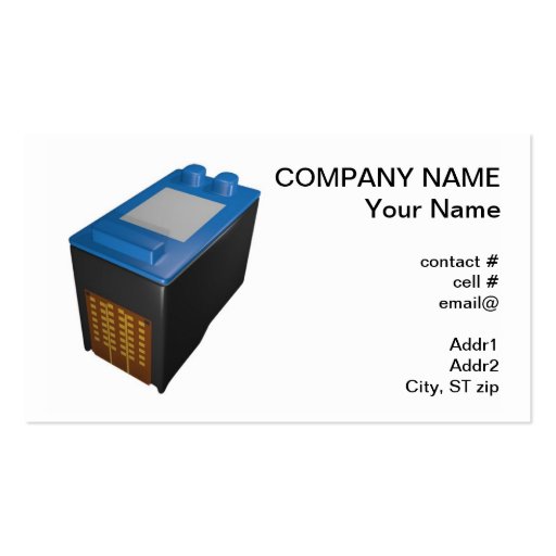 inkjet printer cartridge business cards