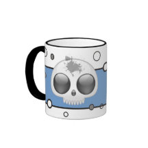 InkMySkull Blue Ringer Mug