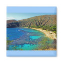 Inland, Hanauma Bay 4, Honolulu, Oahu magnets