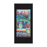 inner city owls canvas print