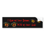 Inner Demons Bumper Sticker bumper stickers