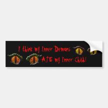 Inner Demons Bumper Sticker
