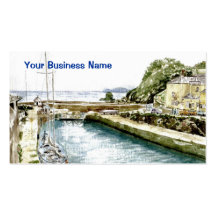 'Inner Harbour, Charlestown' Profile Card Business Cards