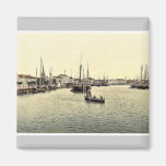 Inner harbour, Swinemunde, Pommeraina, Germany (i. Refrigerator Magnets