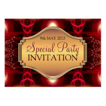 Inner Light Fractal Art Mini Invitations Business Card Templates