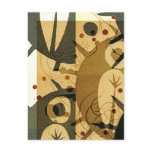 Innocence in Extremis Brown Grunge Postcard