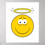 Innocent Angel  Smiley Face posters