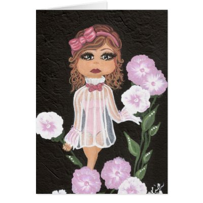 Innocents Quantum Cutie Girl Greeting Cards by Quantum_Art_Nerd