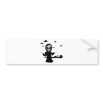 inocent crash alien bumper sticker