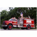 Inola Oklahoma Fire Truck photo sculptures