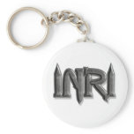INRI Pointes pierre 3D keychains