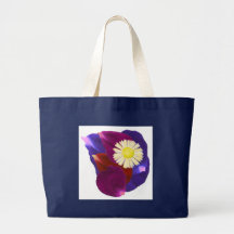 Insane Blue : Sensual Rose Petal Art Canvas Bag