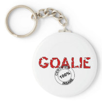 Insane Goalie Keychains