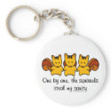 Insanity Squirrels keychains