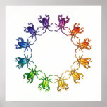 "Insect Colour Wheel" Sagra femorata Bug Watercolo posters