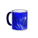 Inside-A-Flower Blue mugs