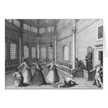 Inside a Turkish Mosque, illustration cards