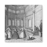 Inside a Turkish Mosque, illustration magnets