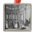 Inside a Turkish Mosque, illustration ornaments