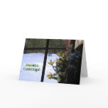 Inside Hamma Hamma Cabin 1/09 - Customized Greeting Card
