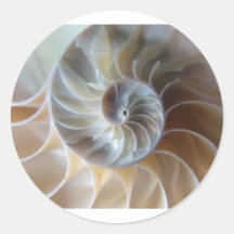 Inside Nautilus Round Stickers