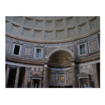 Inside the Pantheon Post Card