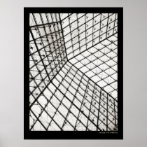 Inside The Pyramid of Louvre - poster