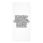 Insomnia Fighting Quote Rack Card Template