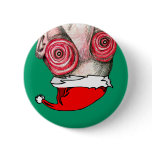 Insomniac Santa Claus buttons