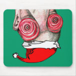 Insomniac Santa Claus mousepads