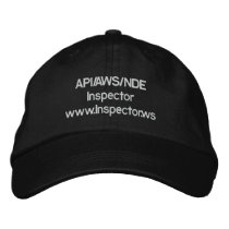 Inspector Cap Embroidered Hats