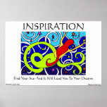 Inspiration Mermaid Art Poster posters