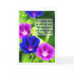 Inspiration - Morning Glories Greeting Card