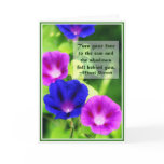 Inspiration - Morning Glories Greeting Card