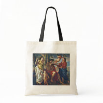 Inspiration Of The Poet,  By Poussin Nicolas Tote Bag