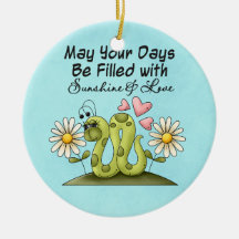 Inspiration Worm ornament
