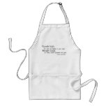 Inspirational apron unique gift idea retail item