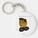 Inspirational Black History Month keychain