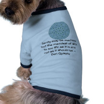 Inspirational Don Quixote quote Pet Tshirt