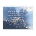 Inspirational Easter card postcards