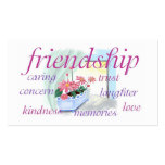 Inspirational Friendship Wallet Size Card business cards