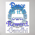 Inspirational Gandhi Quote Poster posters