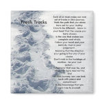 Inspirational Gifts Fresh Tracks magnets