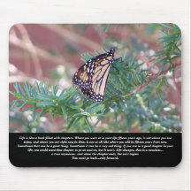 Inspirational Gifts Life Changes Mouse Pad