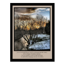 Inspirational Gifts Seasons of Our Lives Post Cards